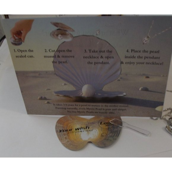 Angelic Pear Necklace Pendant 16" Stainless Steel Chain Heavenly Angels diy - Picture 15 of 16